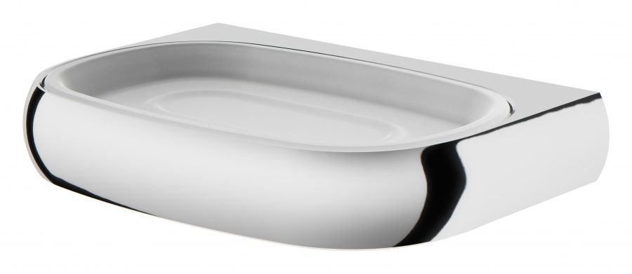 A3034200 Sensation, Стеклянная мыльница с настенным держателем, хром, шт A3034200 Sensation, Стеклянная мыльница с настенным держателем, хром, шт