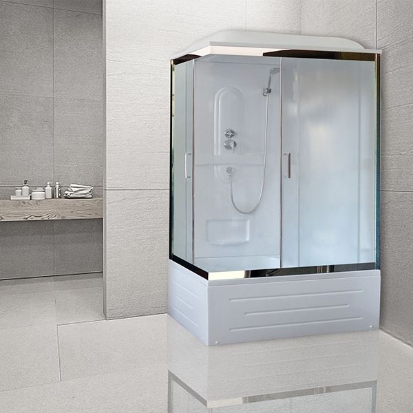 Душевая кабина Royal Bath BP 100х80 RB8100BP1-M-CH-R стекло матовое задняя стенка Белая Душевая кабина Royal Bath BP 100х80 RB8100BP1-M-CH-R стекло матовое задняя стенка Белая