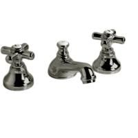 Devon City Смеситель для раковины   на 3 отв. с донным клапаном, цвет: никель блестящий