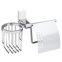 Держатель туалетной бумаги и освежителя воздуха WasserKRAFT Leine K-5059W Хром