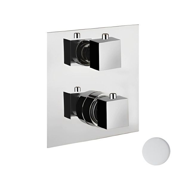 Смеситель для душа встраиваемый с термостатом Webert Pegaso PE970902740, белый