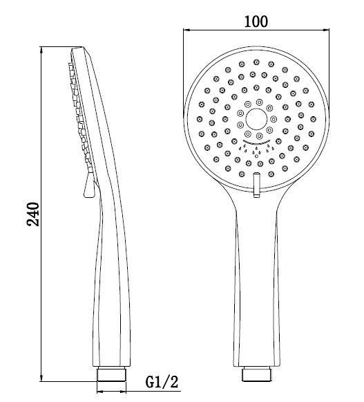 Ручной душ BELBAGNO BB-D1C5 Ручной душ BELBAGNO BB-D1C5