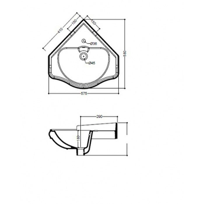 KERASAN Retro Крепление для раковин