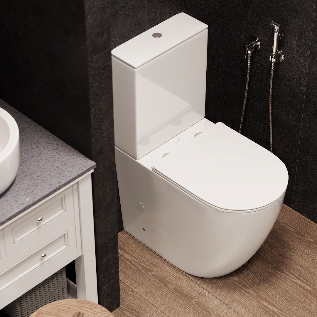 Унитаз BELLA напольный безободковый высокий Cerutti SPA  CT8709 Унитаз BELLA напольный безободковый высокий Cerutti SPA  CT8709