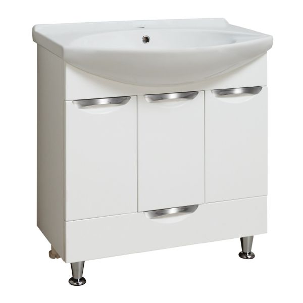 Тумба Runo Барселона 75 под умывальник УТ000001575 (Стиль 75) (00000001032)