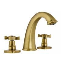 KORONA Смеситель для раковины на 3 отв., бронза