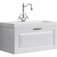 "Империя" Тумба под умывальник подвесная, цвет белый Emp.01.08/W, ТМ «AQWELLA»