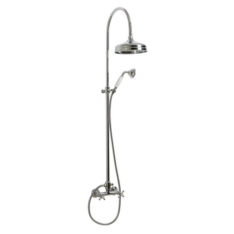 Душевая стойка со смесителем, верхним и ручным душем CEZARES GOLF-CD