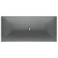 Duravit Vitrium Ванна прямоугольная  отдельностоящая 1850x850мм, с ножками, с2 наклонами для спины, цвет светло-серый матовый