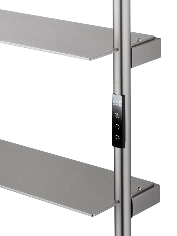 Полотенцесушитель электрический WONZON & WOGHAND DÜSSELDORF, Брашированный никель (WW-A205-BR)