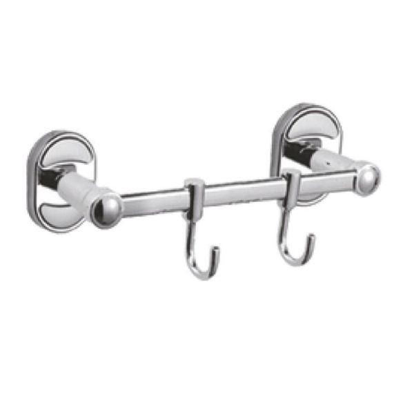 Планка с крючками для полотенец D-Lin D289700-2, хром