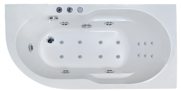 Гидромассажная ванна Royal Bath  AZUR DE LUXE 160x80x60R