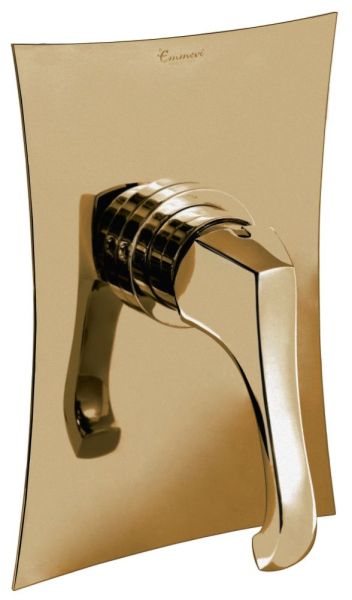 Emmevi Ares, встраиваемый в стену однорычажный смеситель для душа, цвет бронза