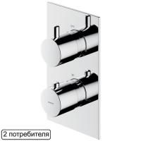 Смеситель термостатический для душа скрытого монтажа OMNIRES Y Y1236/KROCR (хром) Смеситель термостатический для душа скрытого монтажа OMNIRES Y Y1236/KROCR (хром)