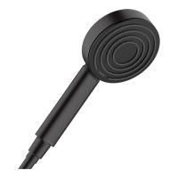 Ручной душ, Hansgrohe, Pulsify S, размер душевого диска, мм-105, форма-круглая, количество режимов-1, тип струи-PowderRain, соединительная резьба G ½, цвет-чёрный матовый Ручной душ, Hansgrohe, Pulsify S, размер душевого диска, мм-105, форма-круглая, количество режимов-1, тип струи-PowderRain, соединительная резьба G ½, цвет-чёрный матовый