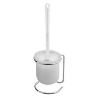 Ершик SIMPLE LINE для унитаза, напольный, круглый, хром, Sapho