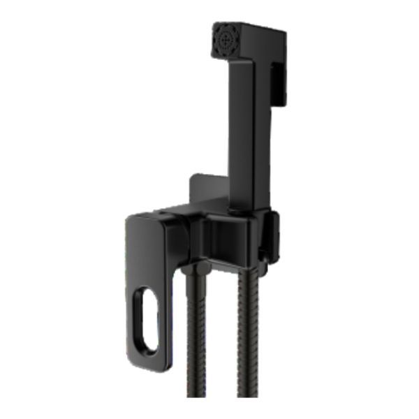 Гигиенический душ со смесителем встраиваемый Raglo R51.52.06, черный