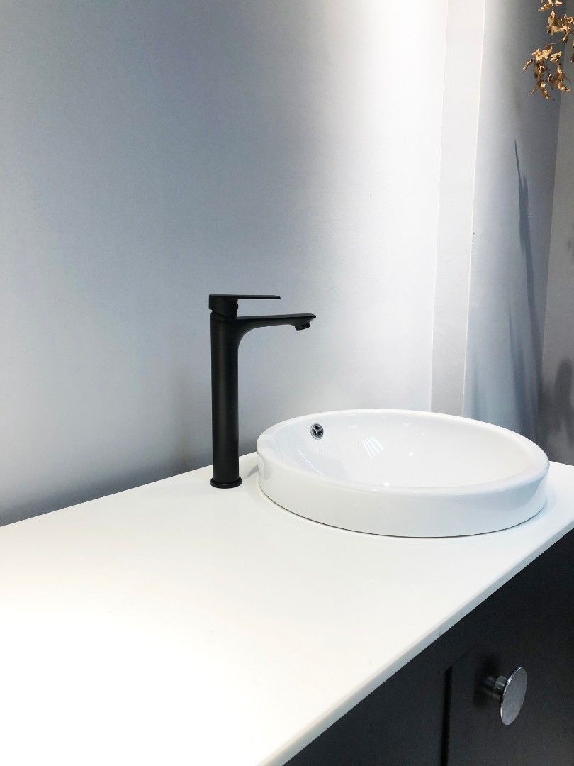 Смеситель SANTA XLB для раковины, черный, высокий BOCH MANN BM8597