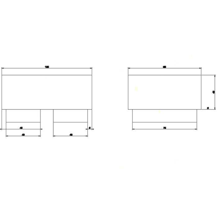 Gessi Rettangolo Мыльница настольная, цвет: хром/черный
