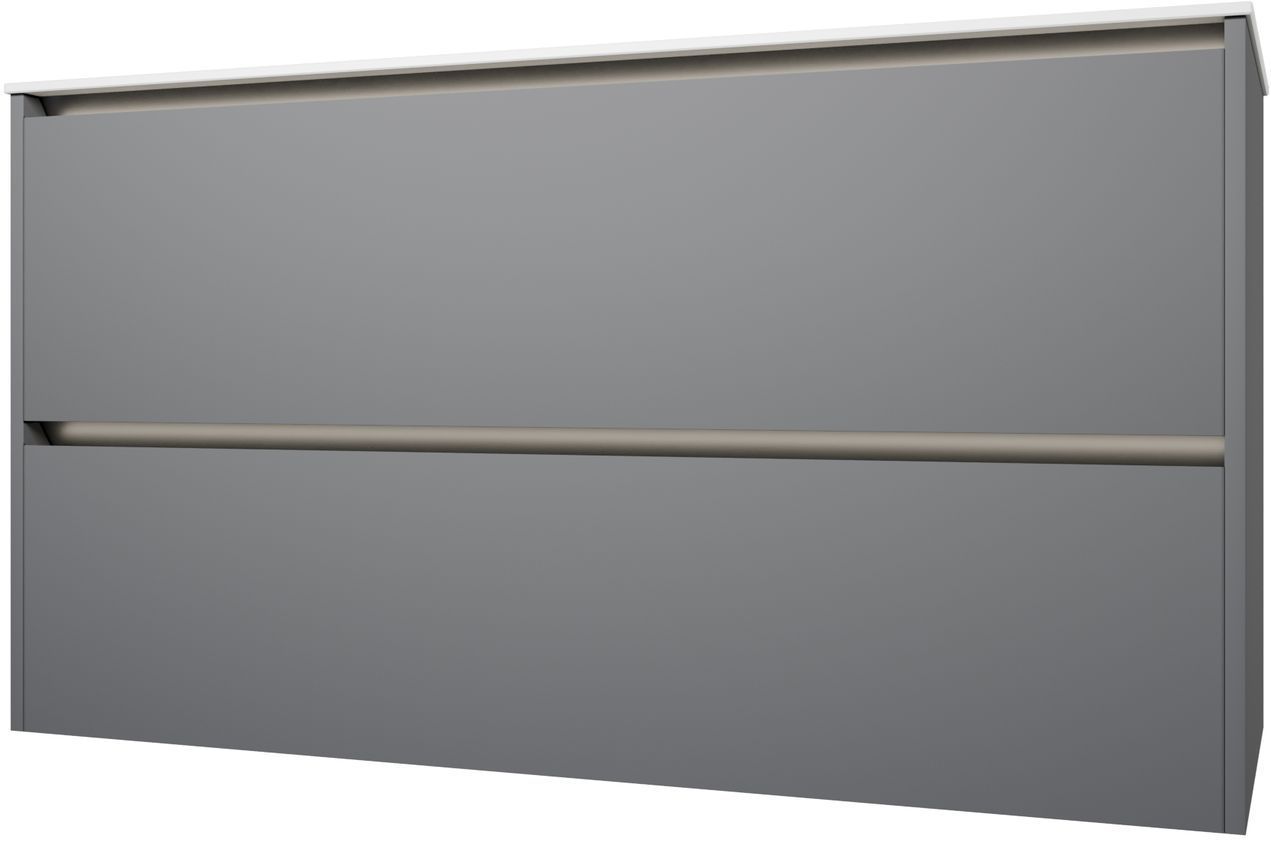 Тумба под раковину Allen Brau Activity 120 1.34015.PGM платина матовый/олива браш