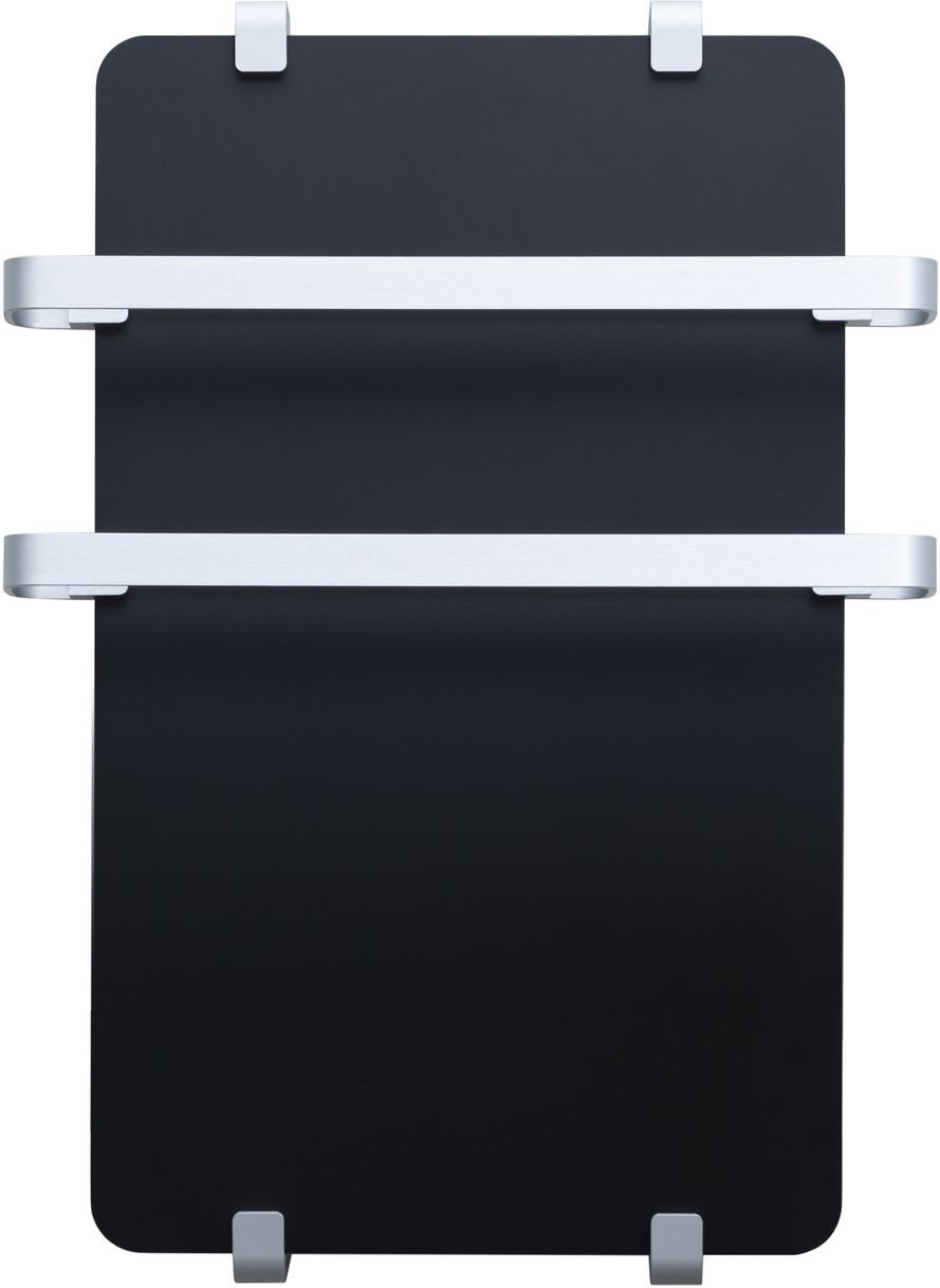 Полотенцесушитель электрический Allen Brau Infinity 60x44 с рейлингом 2.0 и креплением, серебро браш