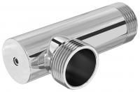 Уголок с клапаном G 1" НР х G 1" НР (Матовый белый)