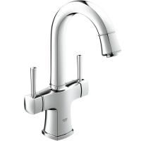 Смеситель для раковины GROHE Grandera с донным клапаном и поворотным изливом, хром (21107000)