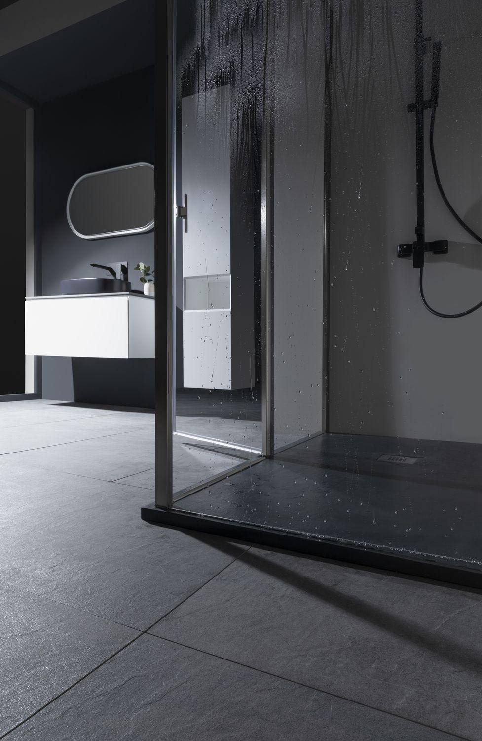 Душевой уголок Allen Brau Priority 140x90 3.31011.BA + 3.31017.BA серебро браш