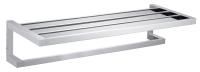 Полотенцедержатель с полкой WONZON & WOGHAND, Хром (WW-9581)