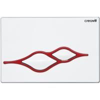 Клавиша смыва Creavit Ufo GP1001.01 Белая Красная