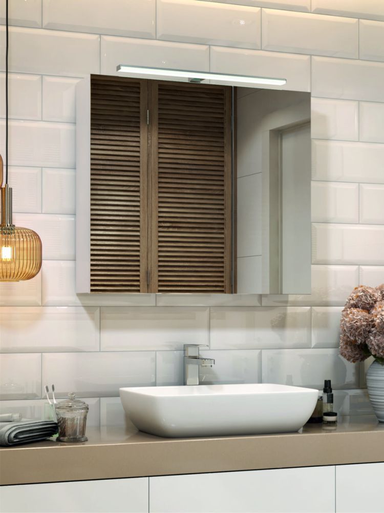 Зеркальный шкаф VIGO Plaza zsh.PLA.80.El, 80 см, артикул zsh.PLA.80.El