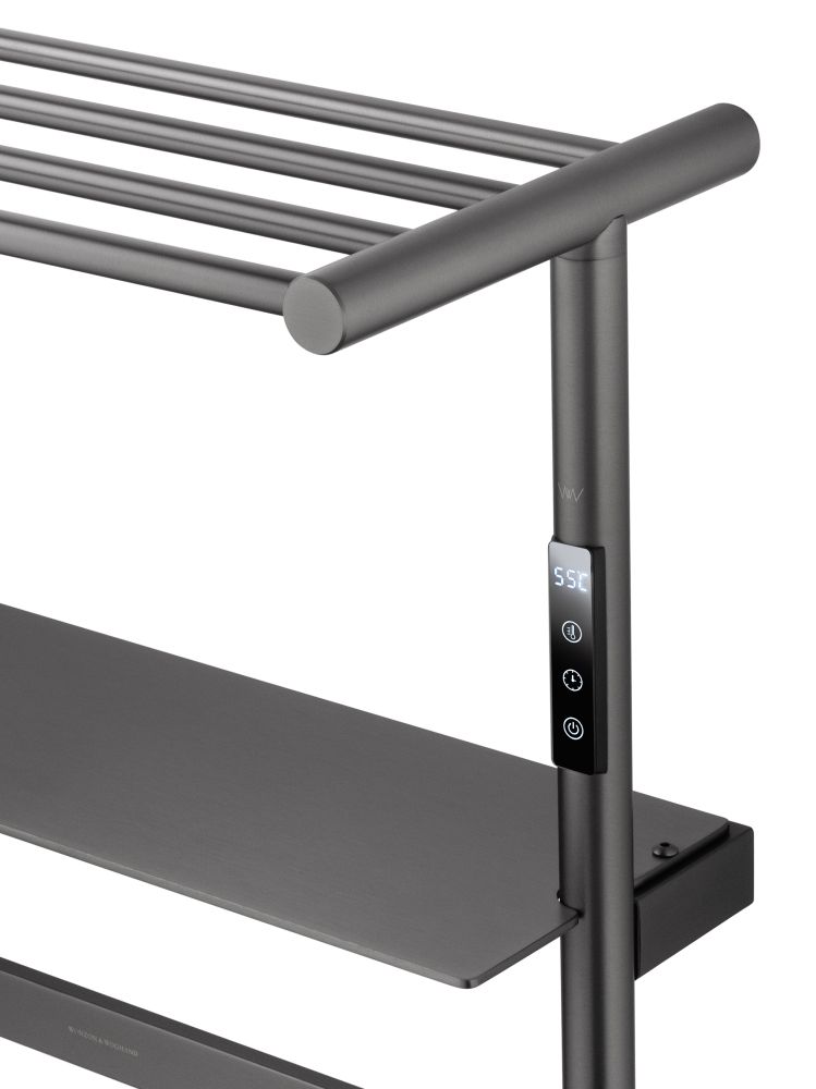 Полотенцесушитель электрический WONZON & WOGHAND DÜSSELDORF, Темный графит (WW-A208-GM)