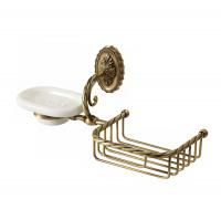 EDERA Мыльница с корзинкой настенная, керамика/бронза