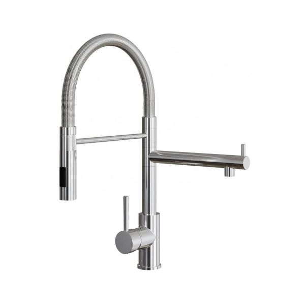 Смеситель для кухни с гибким изливом и подключением фильтра Florentina СТЕЛЛА 337.05Н.2113.910, хром