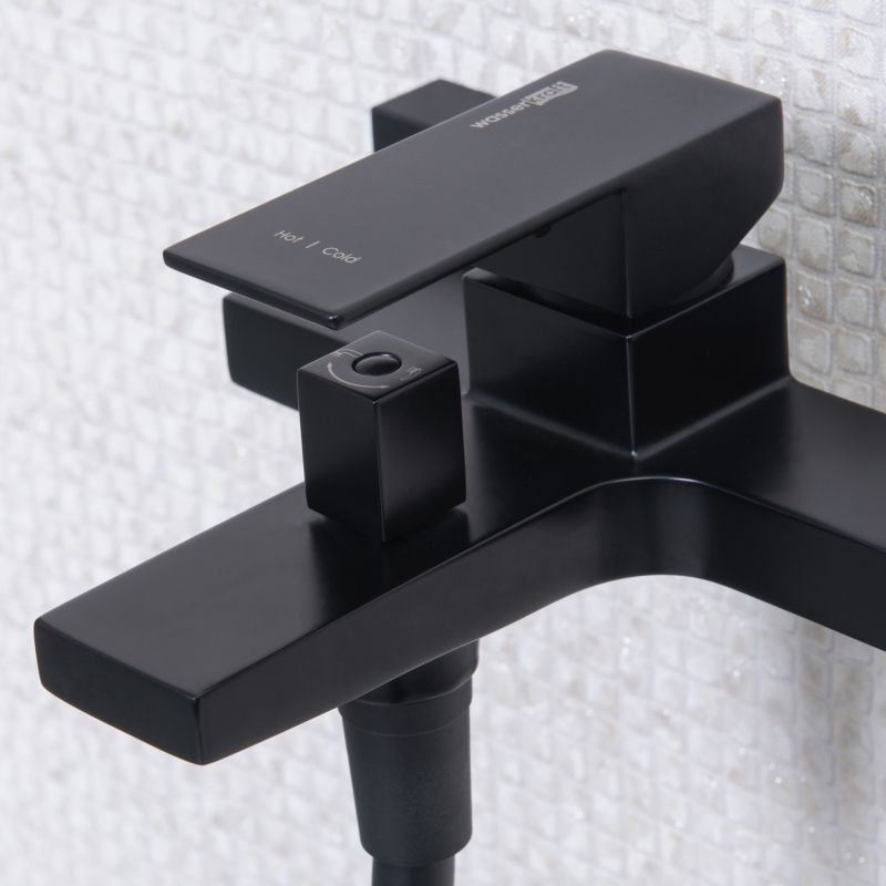 Смеситель для ванны WasserKRAFT Abens 2001 Черный матовый