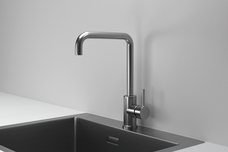 Смеситель для кухни GRANULA (7110, СТАЛЬ САТИН), артикул 7110, СТАЛЬ САТИН