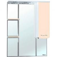 Зеркало со шкафом Bellezza Мари 85 R 4612914001224 с подсветкой Бежевое