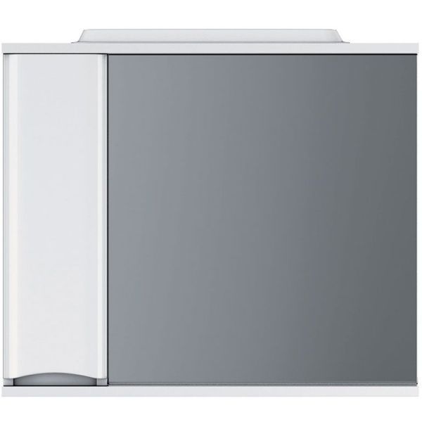 Зеркало со шкафом AM.PM Like 80 L M80MPL0801WG с подсветкой Белый