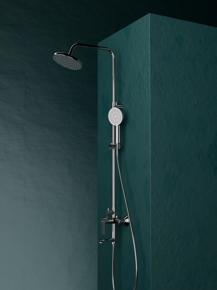 Душевая система Knotlor KN-34, хром, артикул KN-34