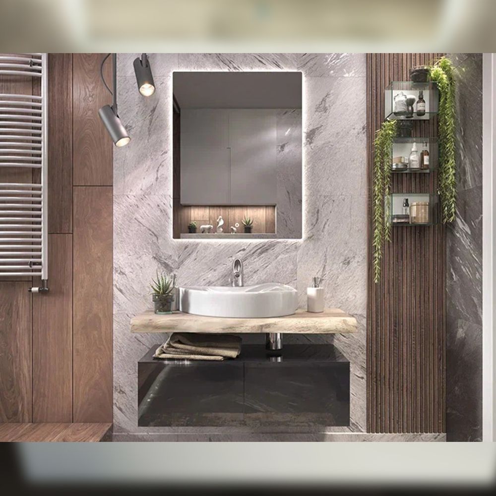 Столешница Velvex Felay 100 натуральное дерево, без отверстий