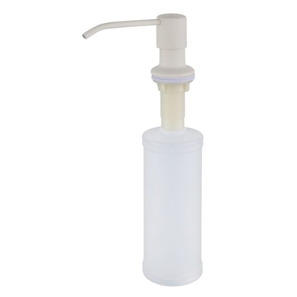 Дозатор для кухонной мойки GranFest 002 "Круглый", белый