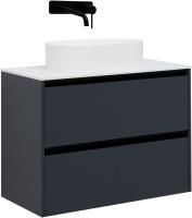 Тумба под раковину Allen Brau Activity 90 1.34005.AM антрацит матовый/черный браш
