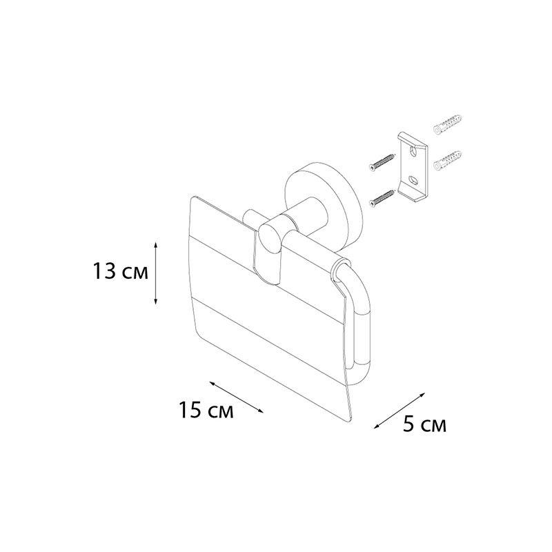 Держатель для туалетной бумаги FIXSEN COMFORT CHROME FX-85010, хром, артикул FX-85010