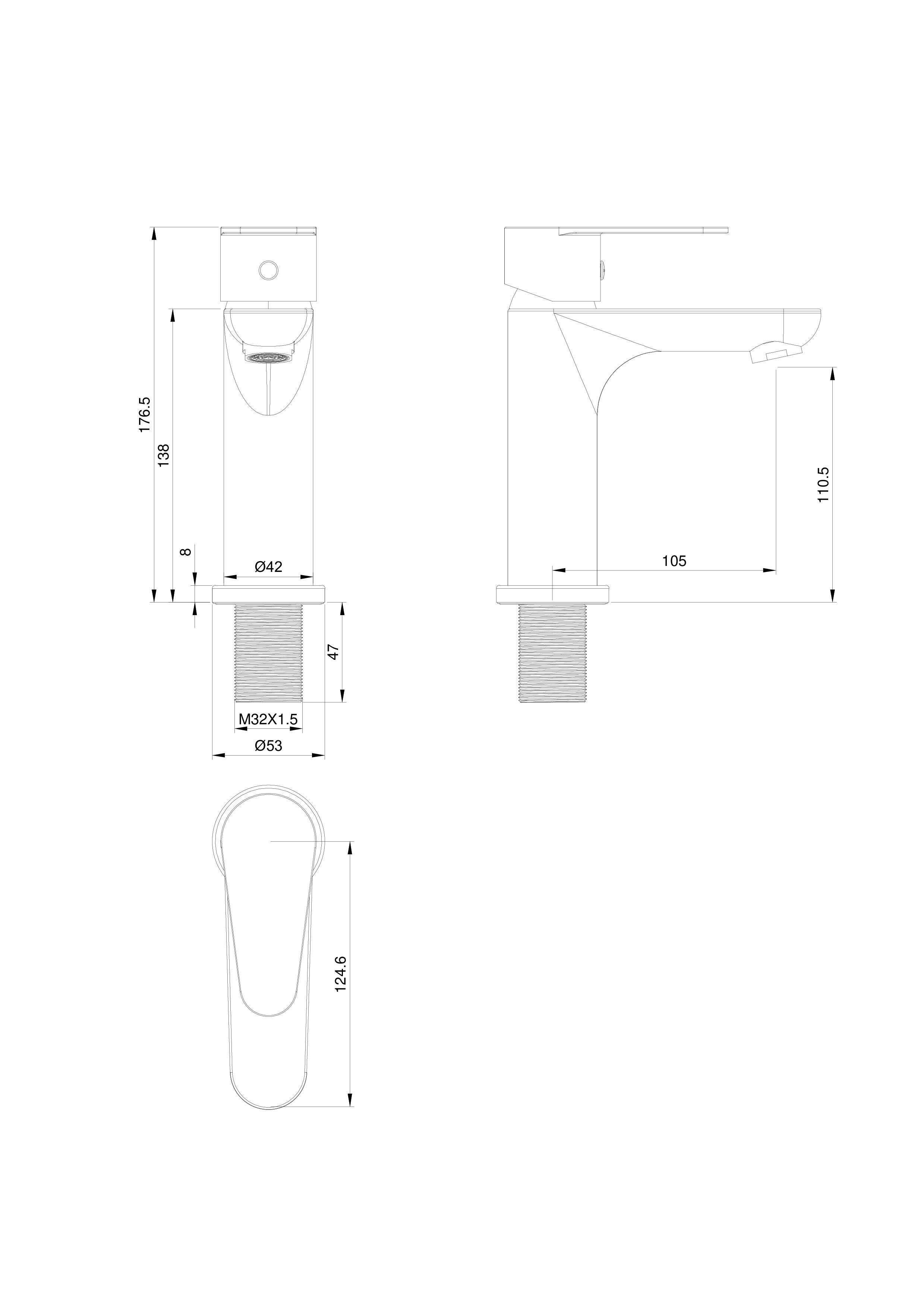 Смеситель для раковины WONZON & WOGHAND, Хром (WW-A40202-CR) Смеситель для раковины WONZON & WOGHAND, Хром (WW-A40202-CR)