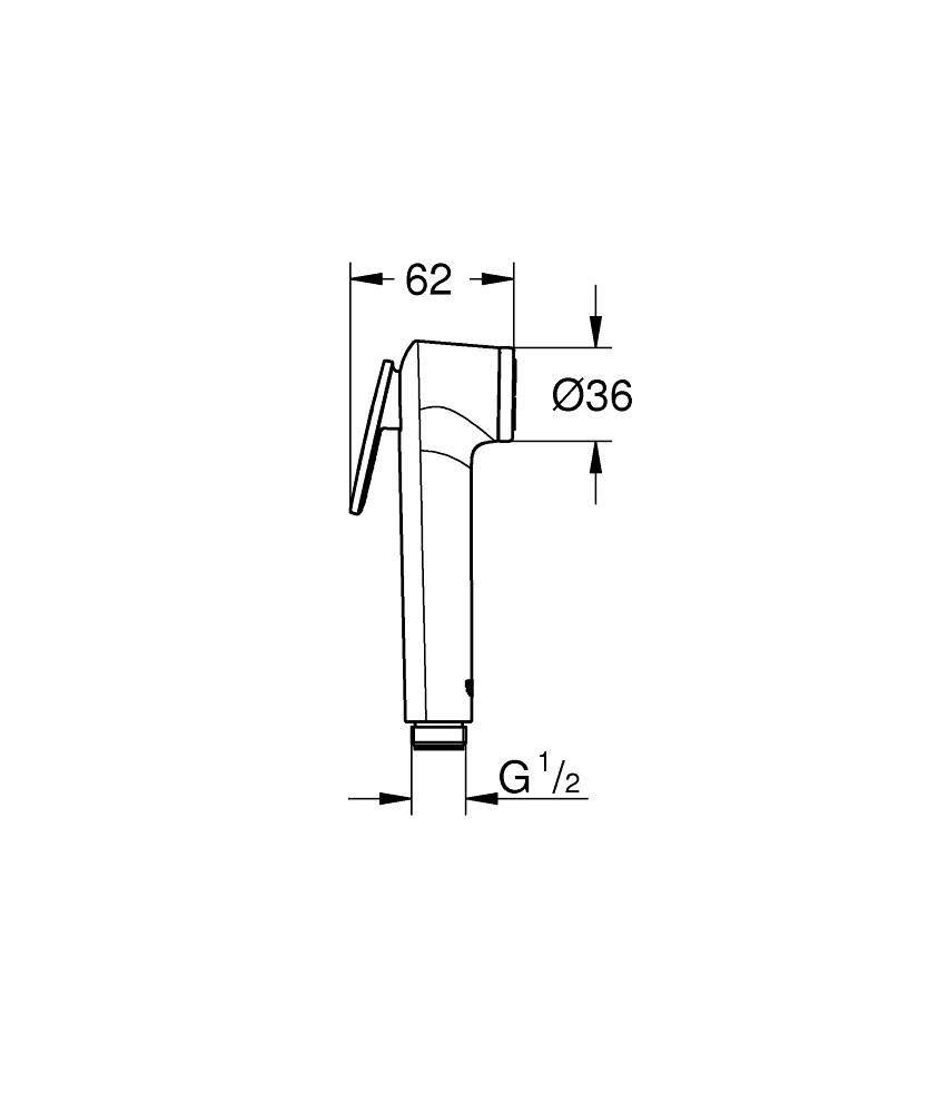 Гигиенический душ GROHE Tempesta-F, хром (26506000) Гигиенический душ GROHE Tempesta-F, хром (26506000)
