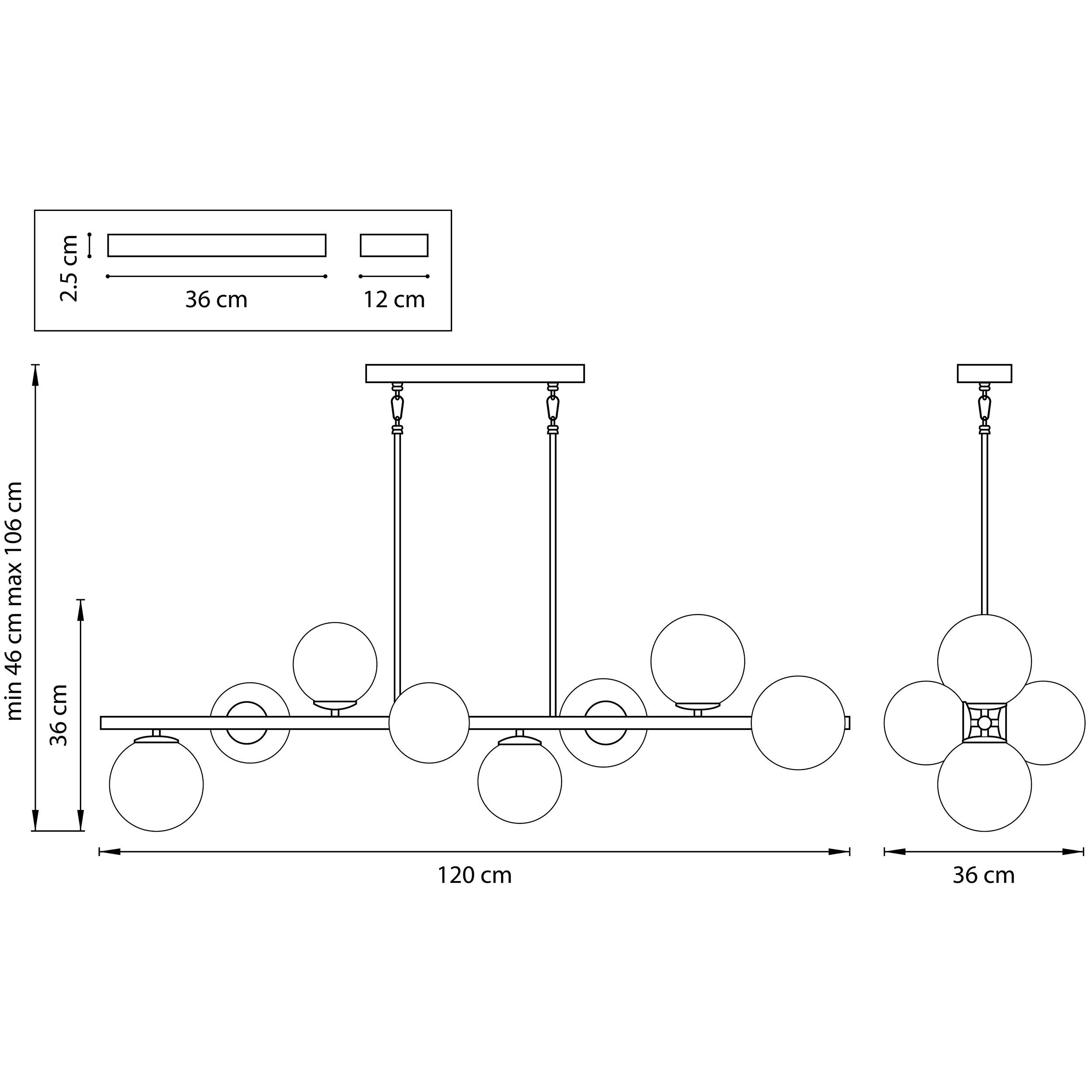 Люстра потолочная Croco Lightstar 815083