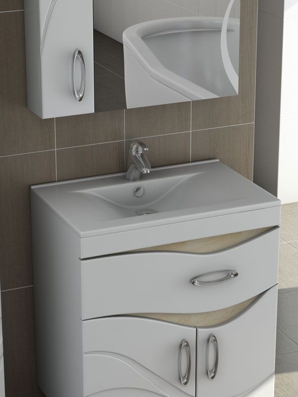 Тумба под раковину Vigo Mirella 70 Белая