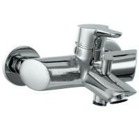Смеситель для ванны и душа, Laufen, Twin Pro, тип открывания воды-однорычажный, тип регулирования воды-керамический картридж, монтаж-настенный, отверстия для монтажа-2, вынос излива, мм-170, тип излива-неподвижный, без аксессуаров, цвет-хром