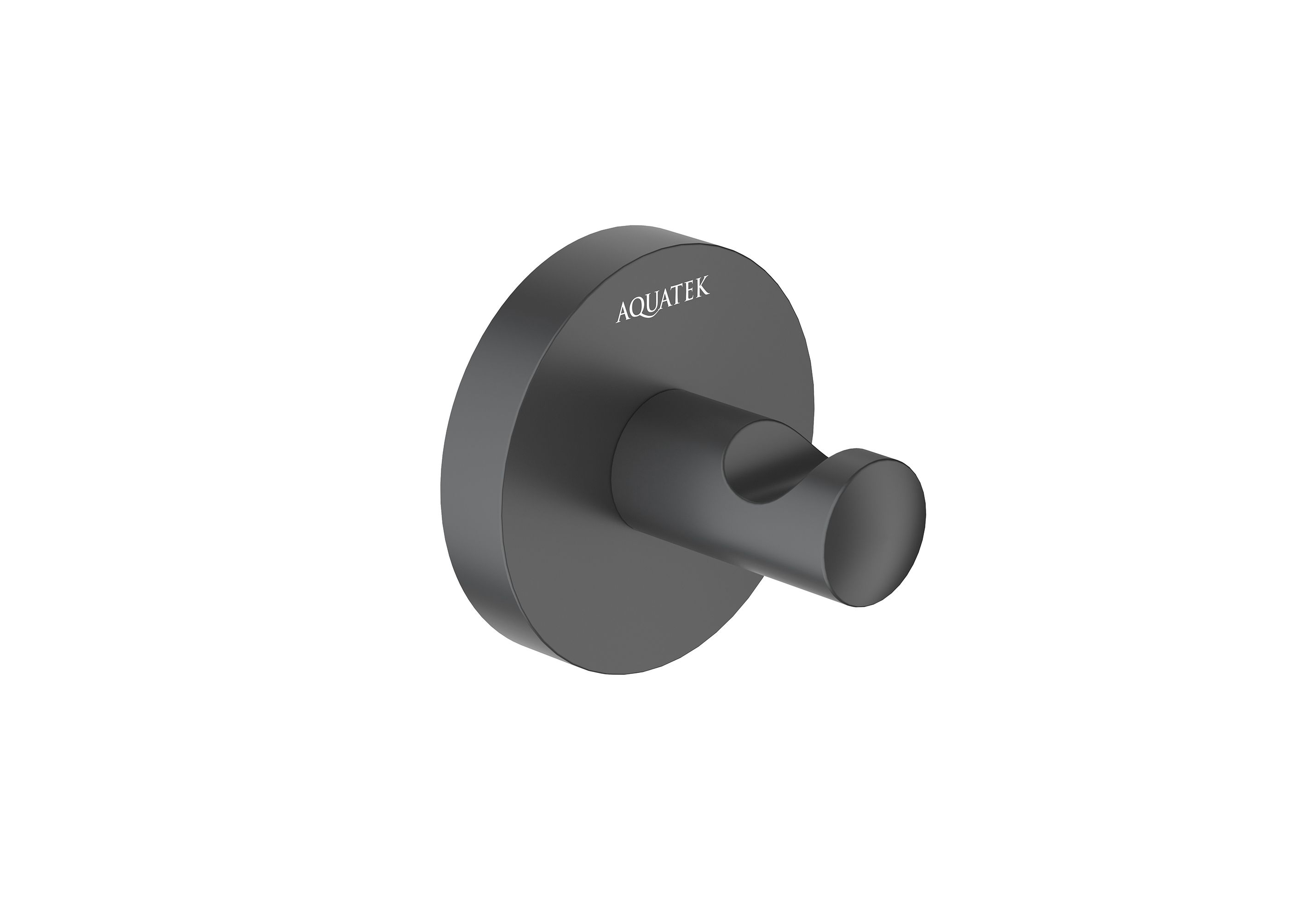 Крючок AQUATEK, матовый черный AQ4201MB ОБЕРОН Крючок AQUATEK, матовый черный AQ4201MB ОБЕРОН