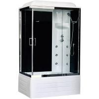 Душевая кабина Royal Bath BP 120х80 RB8120BP3-BT-CH-R с гидромассажем профиль Хром задняя стенка Черная Душевая кабина Royal Bath BP 120х80 RB8120BP3-BT-CH-R с гидромассажем профиль Хром задняя стенка Черная